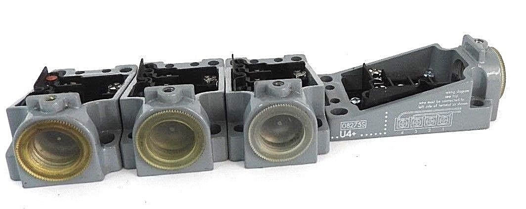 Used LOT OF 4 NEW PEPPERL & FUCHS 08275S RECEPTACLE BODIES 4-3070