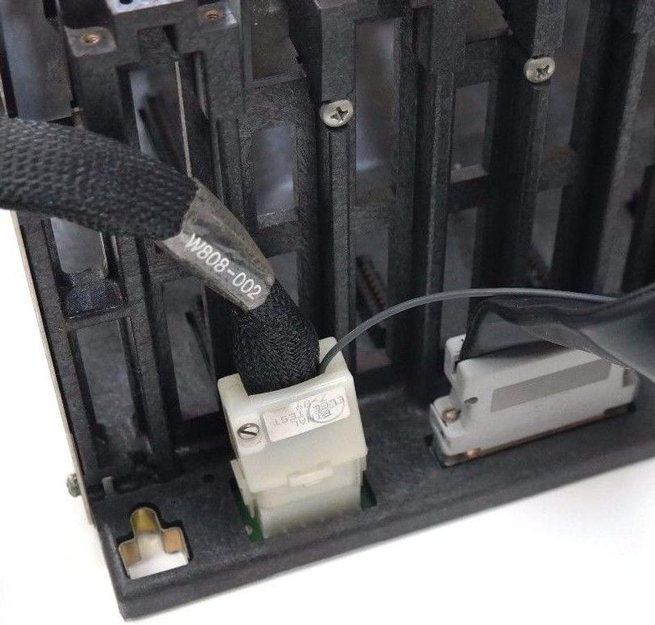 Used MODICON AS-H819-100 7-SLOT RACK 19" LENGTH ASH819100 WITH W801-002/W808-002