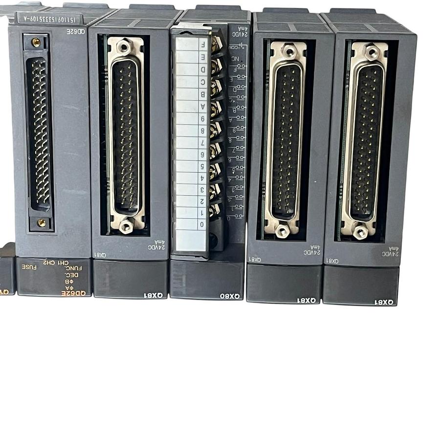 Used MITSUBISHI MELSEC-Q PLC Assembly Q312B Rack Q63P QX81 QX80 QY80 QD62E