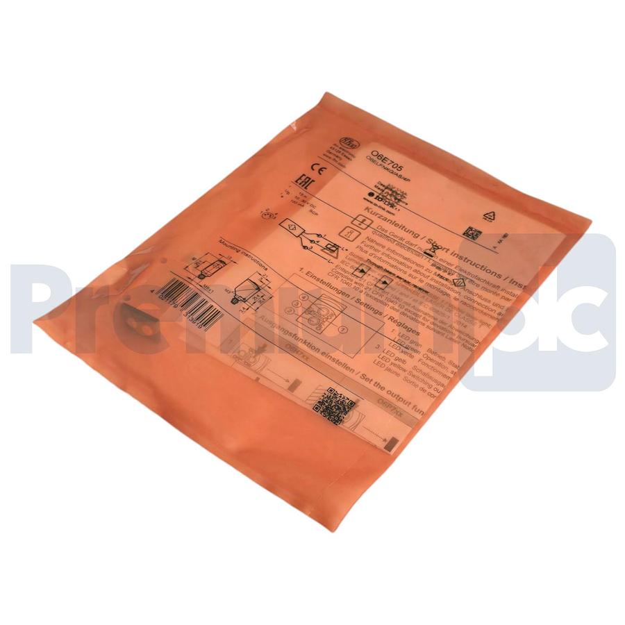Used ifm O6E705 Through-beam Laser Sensor Receiver O6ELFNKG/AS/4P IO-Link NSFS