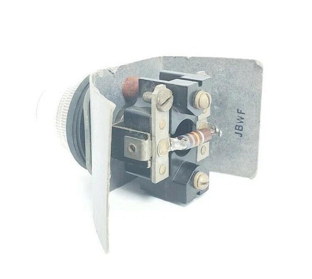 Used ALLEN BRADLEY 800T-R10 PILOT LIGHT 100-125 AC/DC NE45 LAMP 800TR10