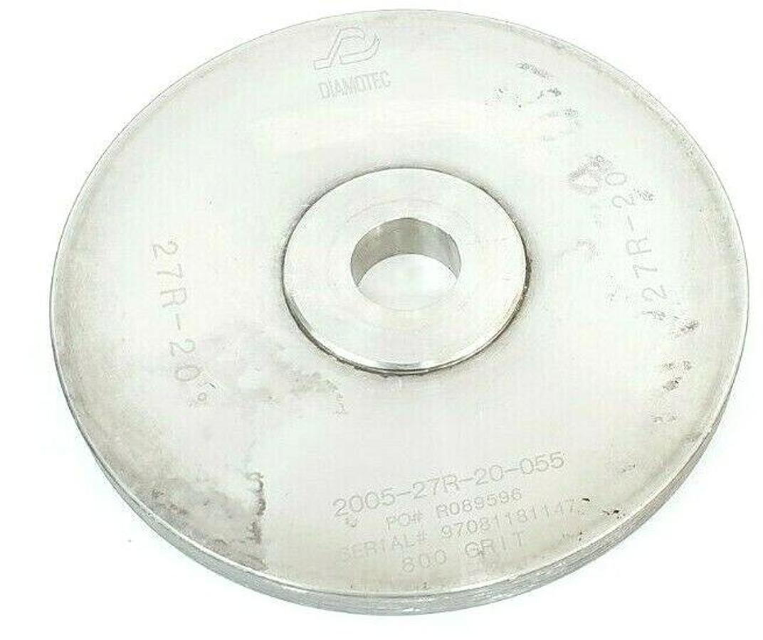 Used DIAMOTEC 2005-27R-20-055 WHEEL 27 11941B R089596 27R-20 800 GRIT