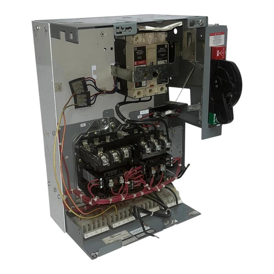 Used Allen-Bradley 2107B-BABD-7FEC2A-908X8X MCC Bucket Size 1 Reversing Starter