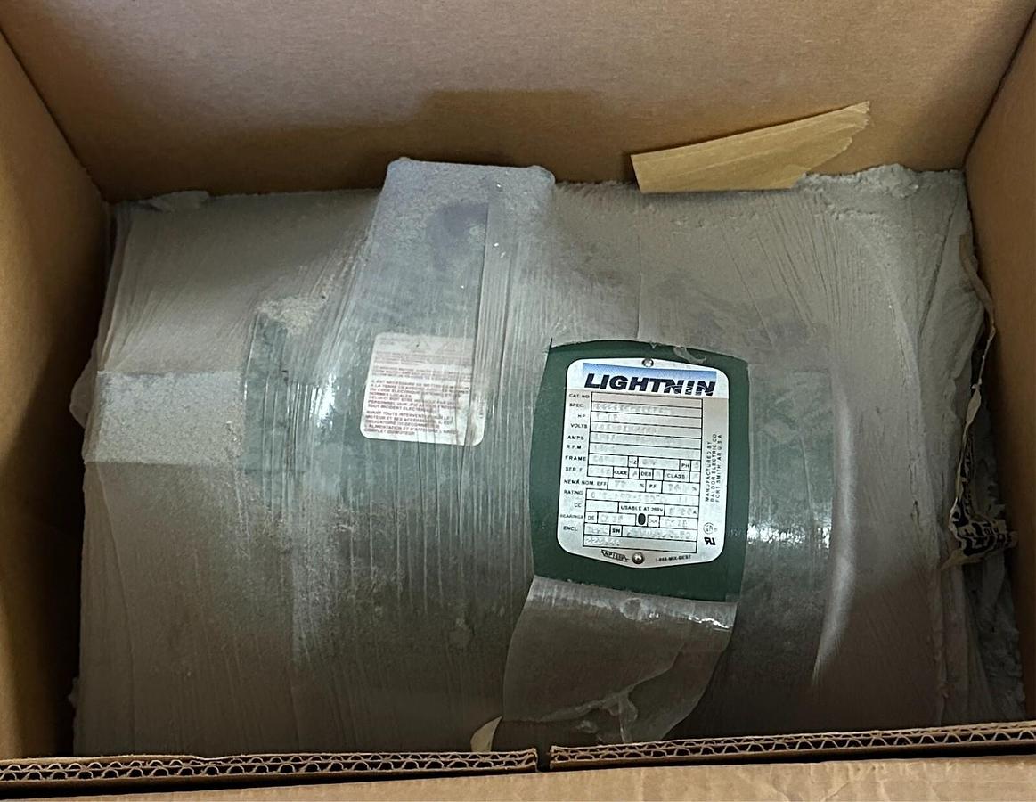 Used BALDOR 35S336-0087G2 / 223844 LIGHTNIN ELECTRICAL MOTOR 1.17HP 3PH TEFC NSMP