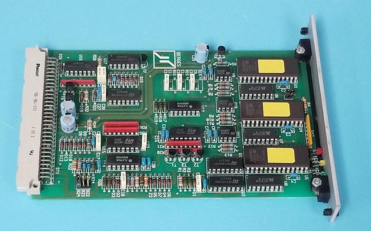 Used BERGES ACI-STK2-30F/2/A01 CONTROL BOARD 930624 75 50 , 930630 14