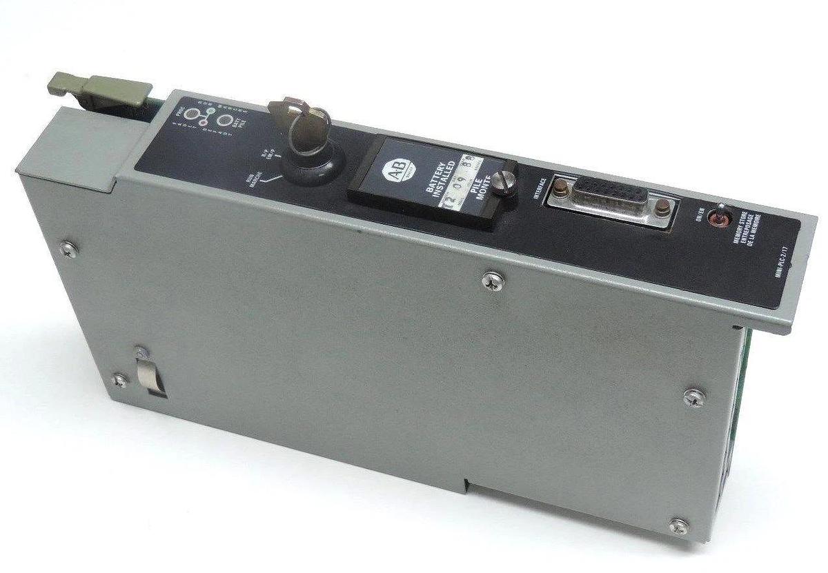 Used ALLEN BRADLEY 1772-LW SER. C MINI PLC 2/17 PROCESSOR F/W REV. F, 1772LW