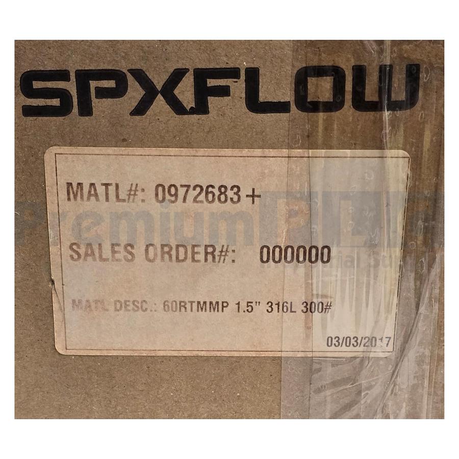 Used SPX / WAUKESHA 60RTMMP-1.5-316L-300 60R SERIES RELIEF VALVE MATL#: 0972683+ NSMP
