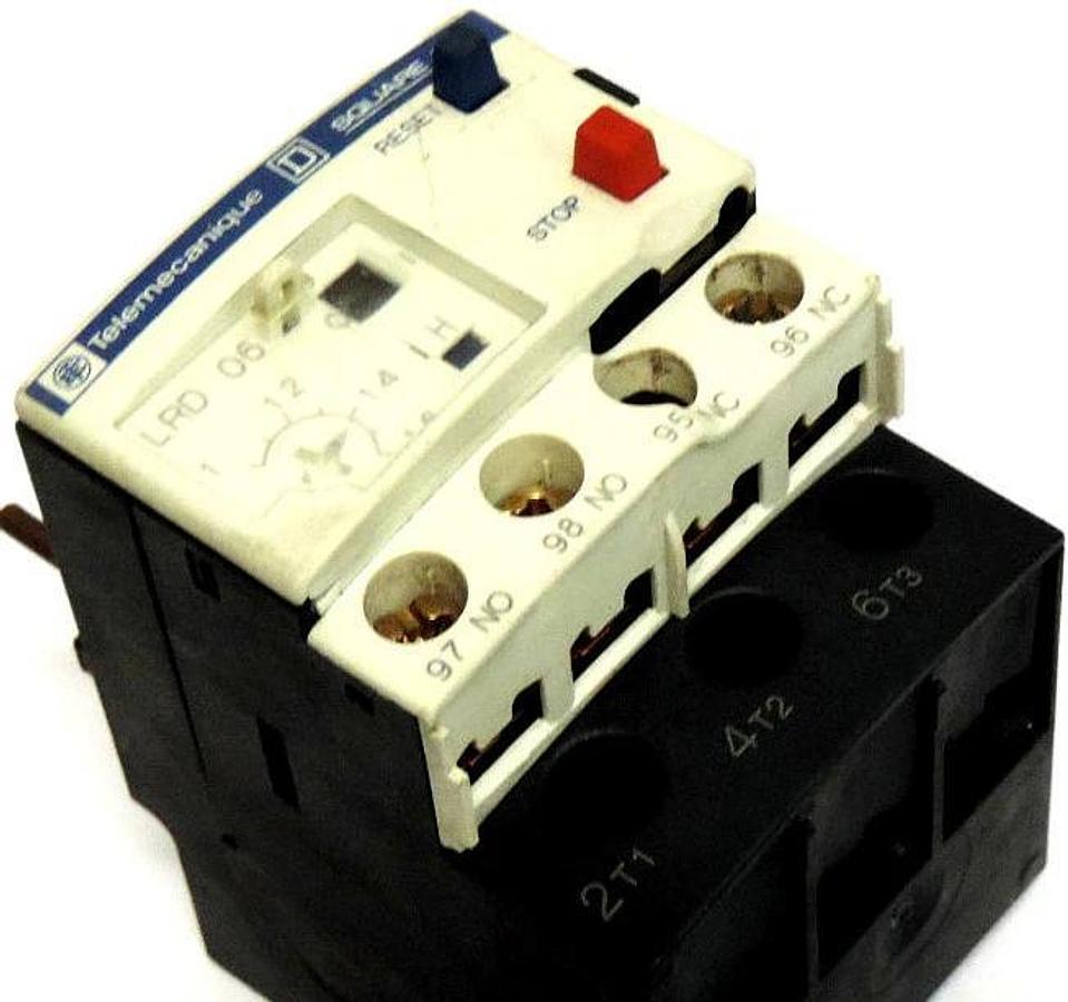 Used TELEMECANIQUE LRD-06 BIMETALLIC OVERLOAD RELAY LRD06
