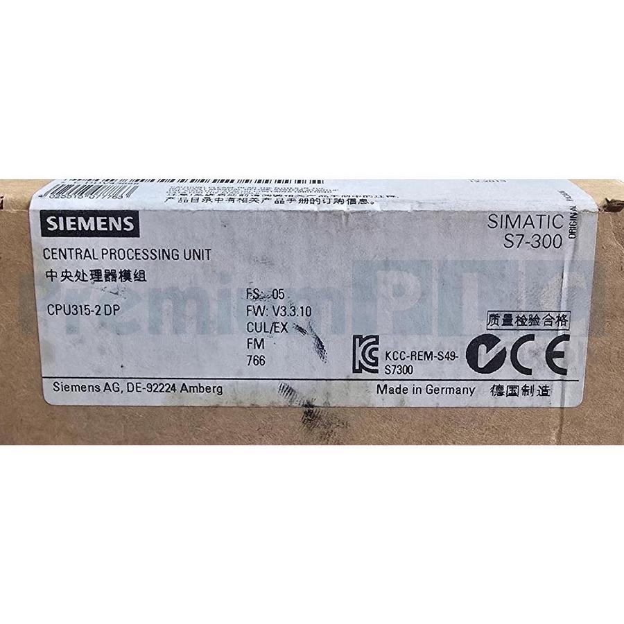 Used SIEMENS 6ES7315-2AH14-0AB0 SIMATIC S7-300 CPU 315-2DP 6ES7 315-2AH14-0AB0 NSMP 40892550306