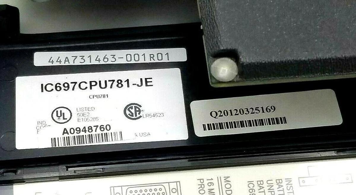 Used GE FANUC IC697CPU781-JE CPU781 CENTRAL PROCESSOR MODULE IC697CPU781JE