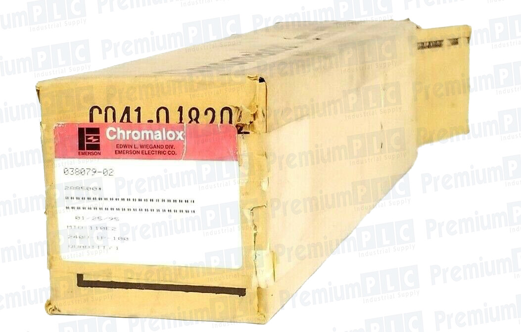 Used NEW CHROMALOX MTO-110E2 288500 MTO-1 OIL IMMERSION HEATER , 240V, 1P, 1000W