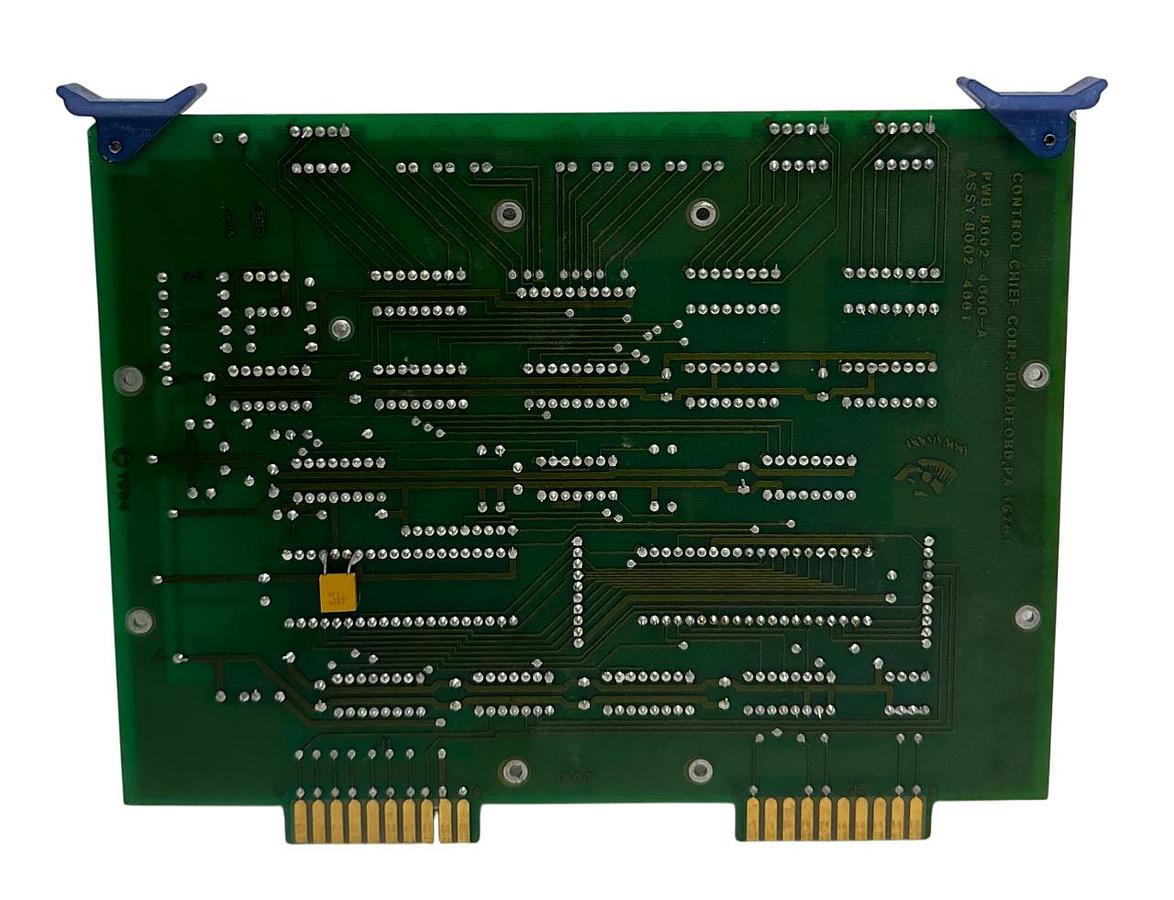 Used CONTROL CHIEF CORP 8002-4001 / 8002-4000-A MICROPROCESSOR CONTROL BOARD USNP