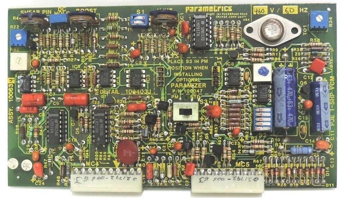 Used ABB PARAMETRICS ASSY. 100634 CONTROL CARD P/N: 100047, 100404E