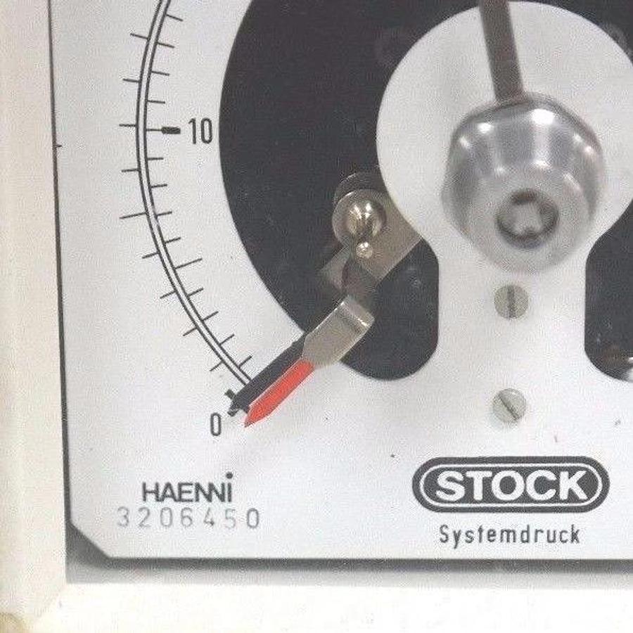 Used HAENNI 3206450 STOCK SYSTEMDRUCK GUAGE 0-4 LBF/IN