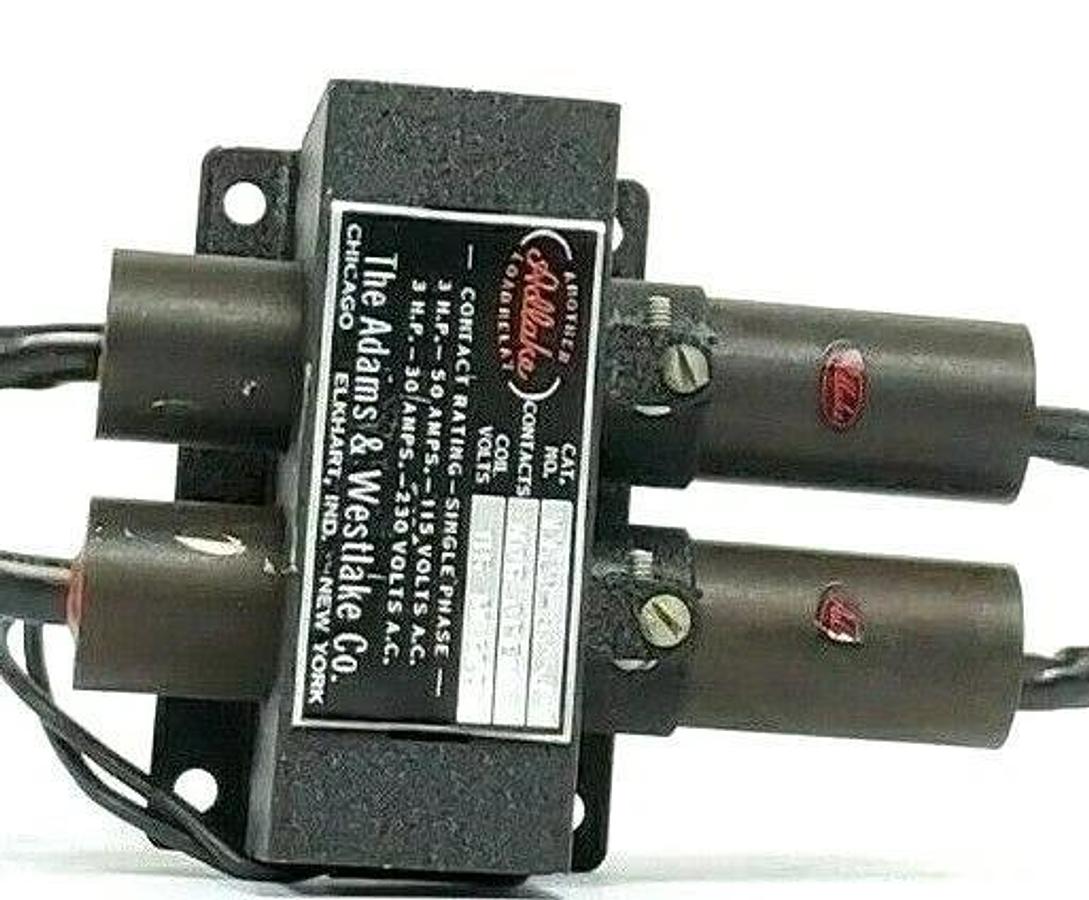 Used ADLAKE 1123-87-4 RELAY NOR. OPEN 115V 50/60HZ, 1123874