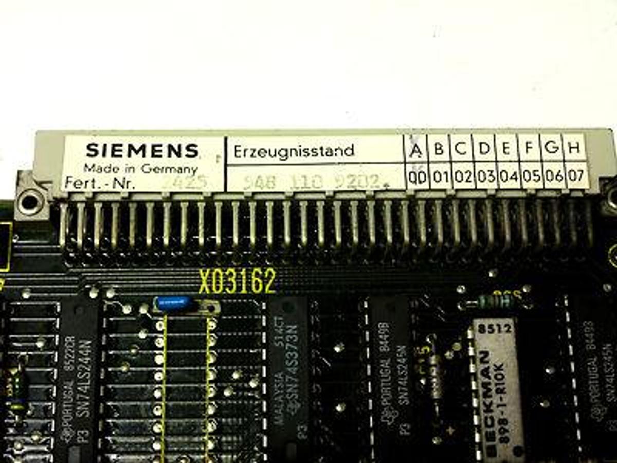 Used SIEMENS 6FX1111-0AB02 SINUMERIK PLC MODULE 6FX11110AB02