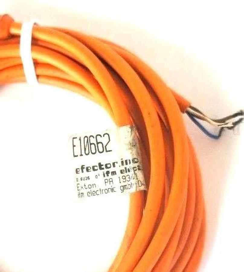 Used IFM EFECTOR E10662 CORDSET M12 CONNECTOR