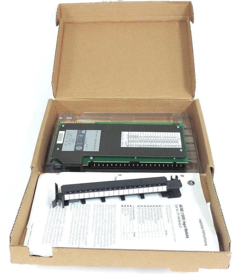 Used ALLEN BRADLEY 1771-IAD INPUT MODULE 1771IAD SER. B W/ 1771-WH WIRING ARM