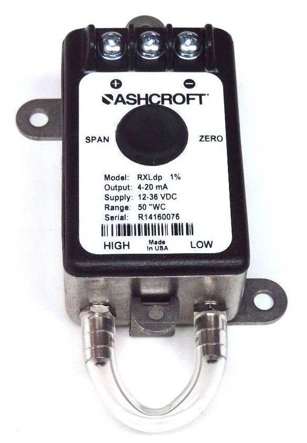 NIB ASHCROFT RX-7-MB2-42-ST-50IW TRANSMITTER 4-20MA, 12-36VDC, RXLDP, 10272250