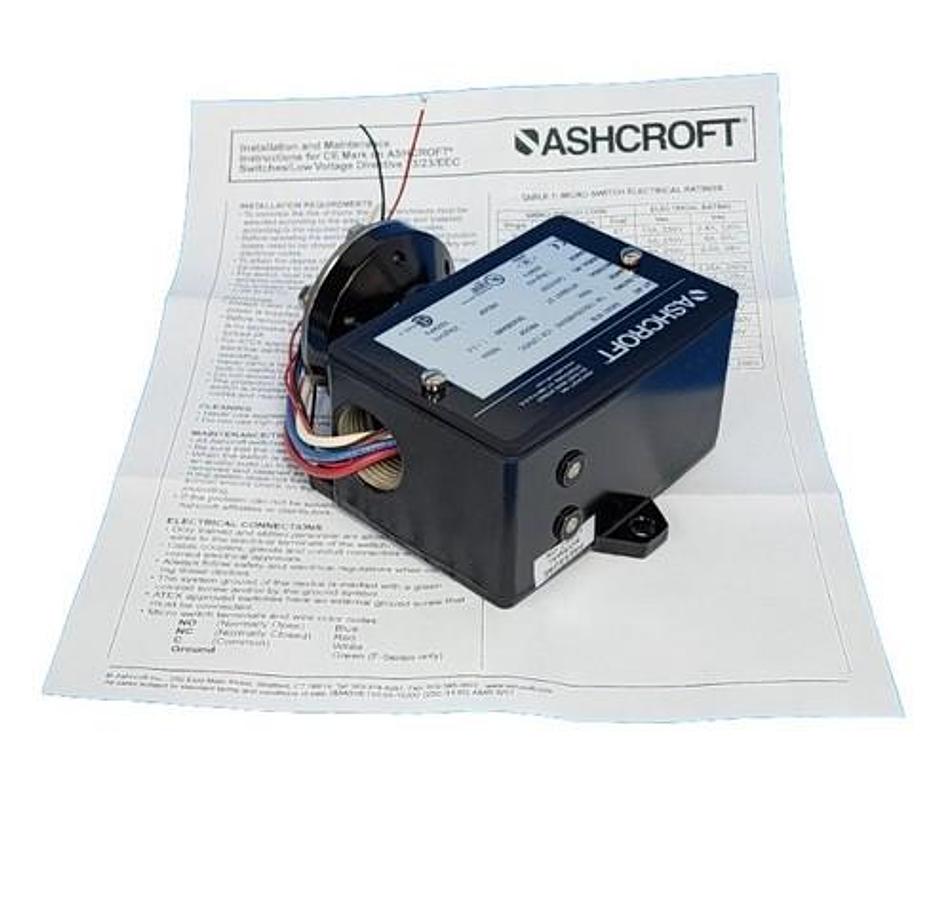 NIB ASHCROFT B464V XFM PRESSURE SWITCH B464VXFM RANGE: 30PSI