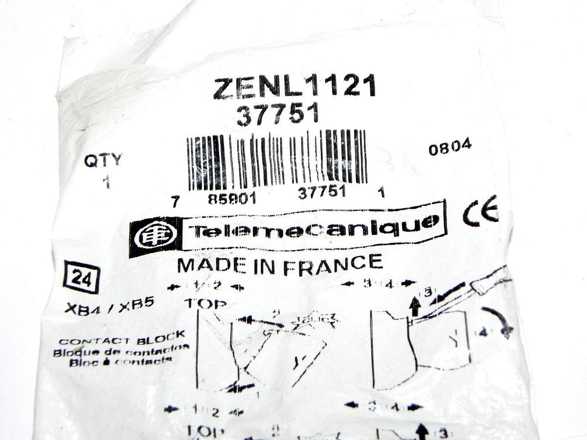 Used NEW TELEMECANIQUE ZENL1121 CONTACT BLOCK