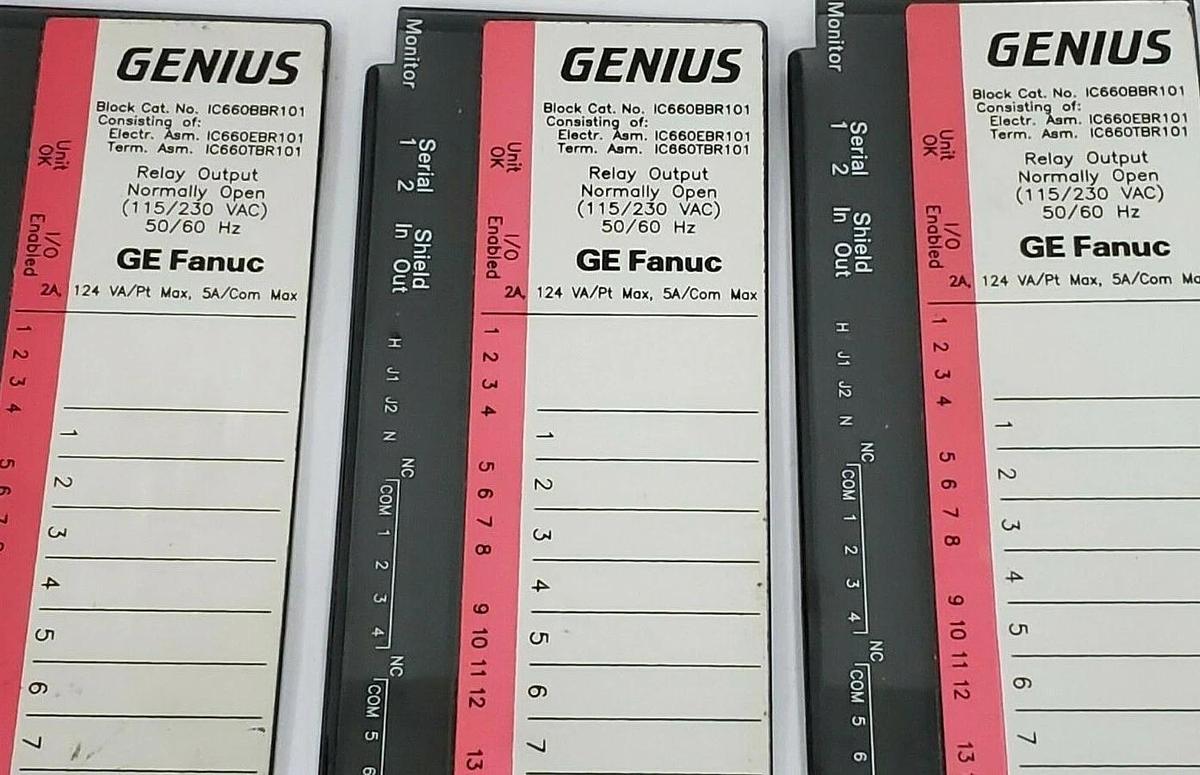 Used LOT OF 3 NEW GE FANUC 44B716274-001R01 DOORS/COVERS 44B716274001R01