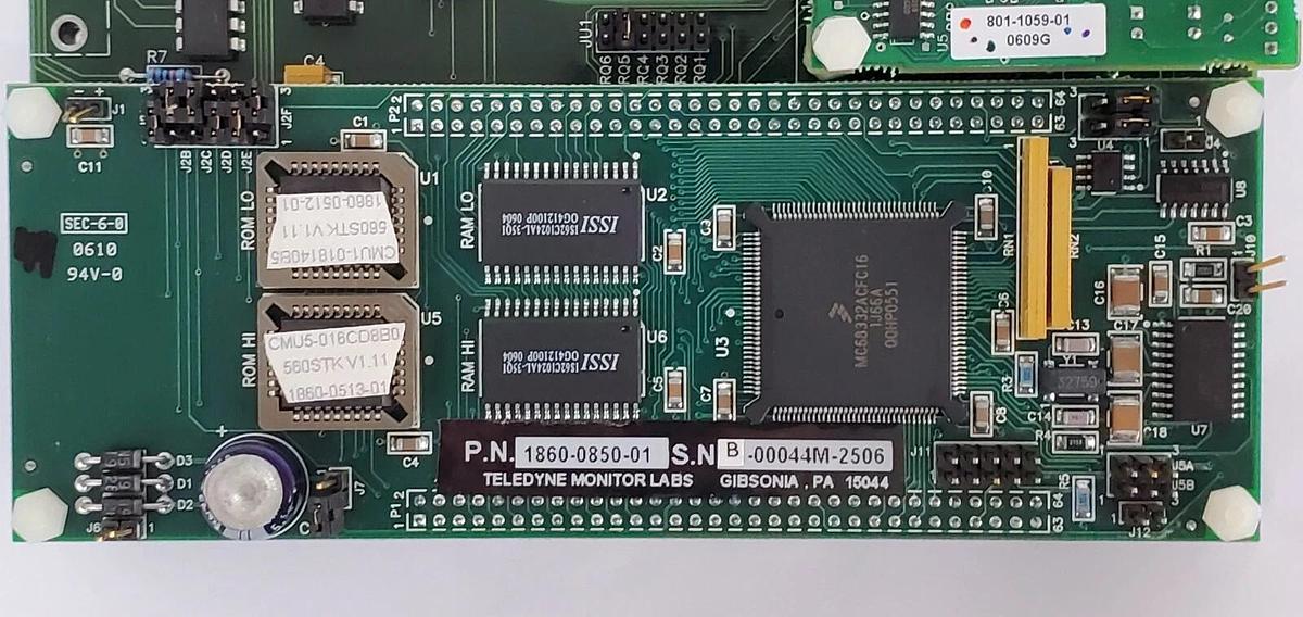 Used TELEDYNE 1860-0500-01 MOTHERBOARD 1860-0850-01 1860-0501-01 801-1059-01 55020-10