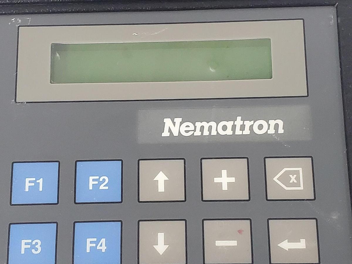 Used REPAIRED NEMATRON CORP. IWS-30M OPERATOR INTERFACE LCD 10KEY 0.5AMP 24VDC IWS30M