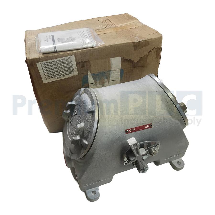 Used NEW COOPER CROUSE-HINDS FLS60364 1 44 / FLS60364144 M03 FLS ENCLOSED SWITCH 60A