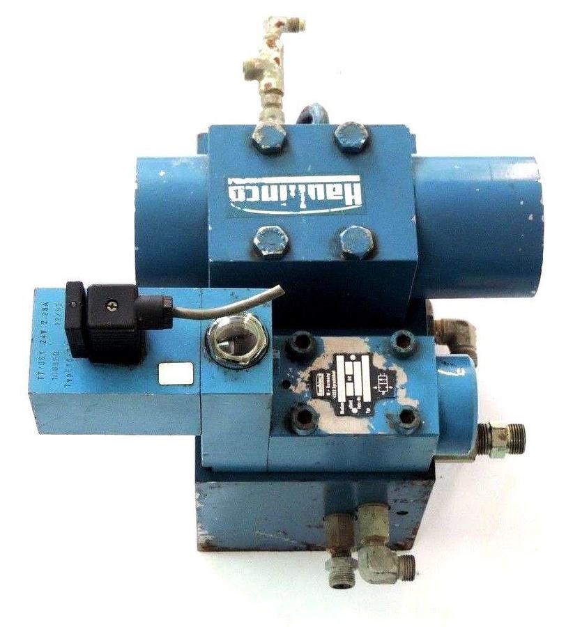 Used HAUHINCO 6249302 HYDRAULIC PUMP W/ HAUHINCO 6134653, S10P2310 VALVES