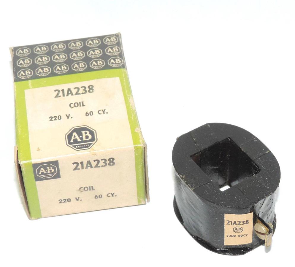 Used NIB ALLEN BRADLEY 21A238 COIL 220V. 60CY.
