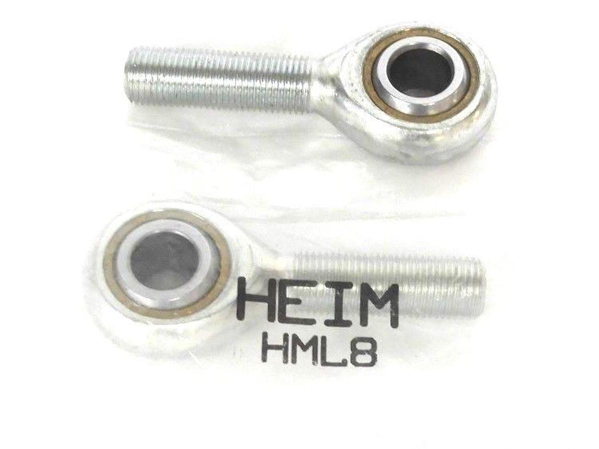 Used LOT OF 2 NEW HEIM HML8 ROD END BEARINGS 1/4INCH BORE