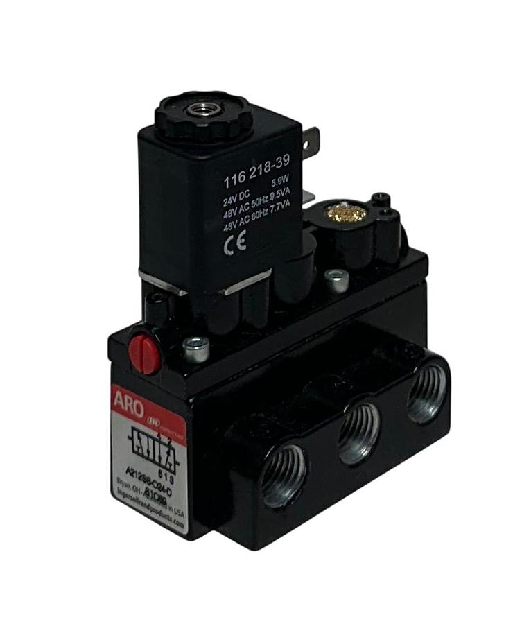 Used Ingersoll-Rand ARO A212SS-024-D / A212SS024D SOLENOID CONTROL VALVE 24VDC NSMP