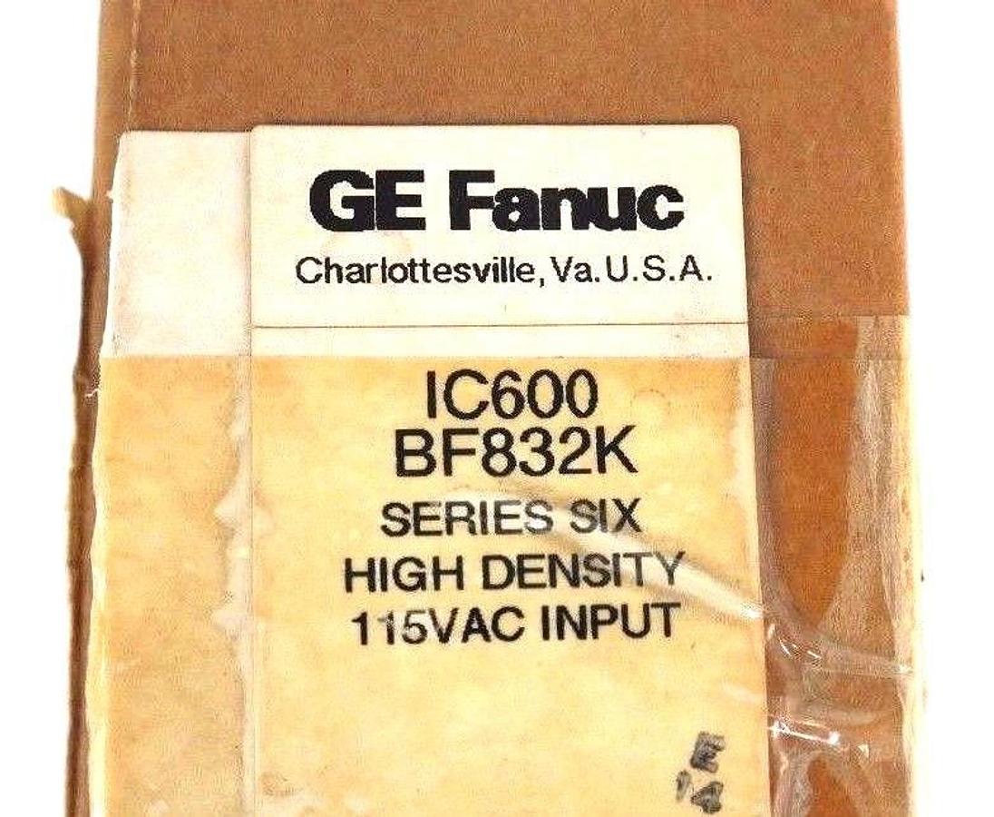 Used NIB GE FANUC IC600BF832K SERIES SIX HIGH DENSITY INPUT MODULE IC600 115VAC