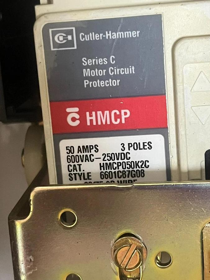 Used Allen-Bradley 2113B-CDDD-21-43CA MCC Bucket 20HP NEMA Size 2 Starter HMCP050K2C