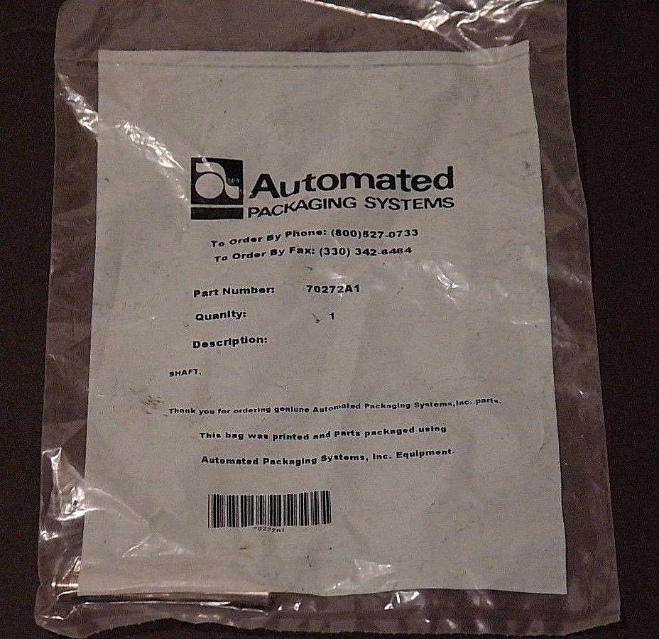 Used NEW AUTOMATED PACKAGING SYSTEMS 70272A1 SHAFT