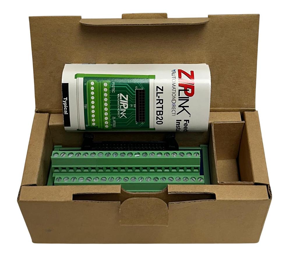 Used AUTOMATIONDIRECT ZIPLink ZL-RTB40 / ZLRTB40 REMOTE TERMINAL BLK 40-PIN 30V NSMP
