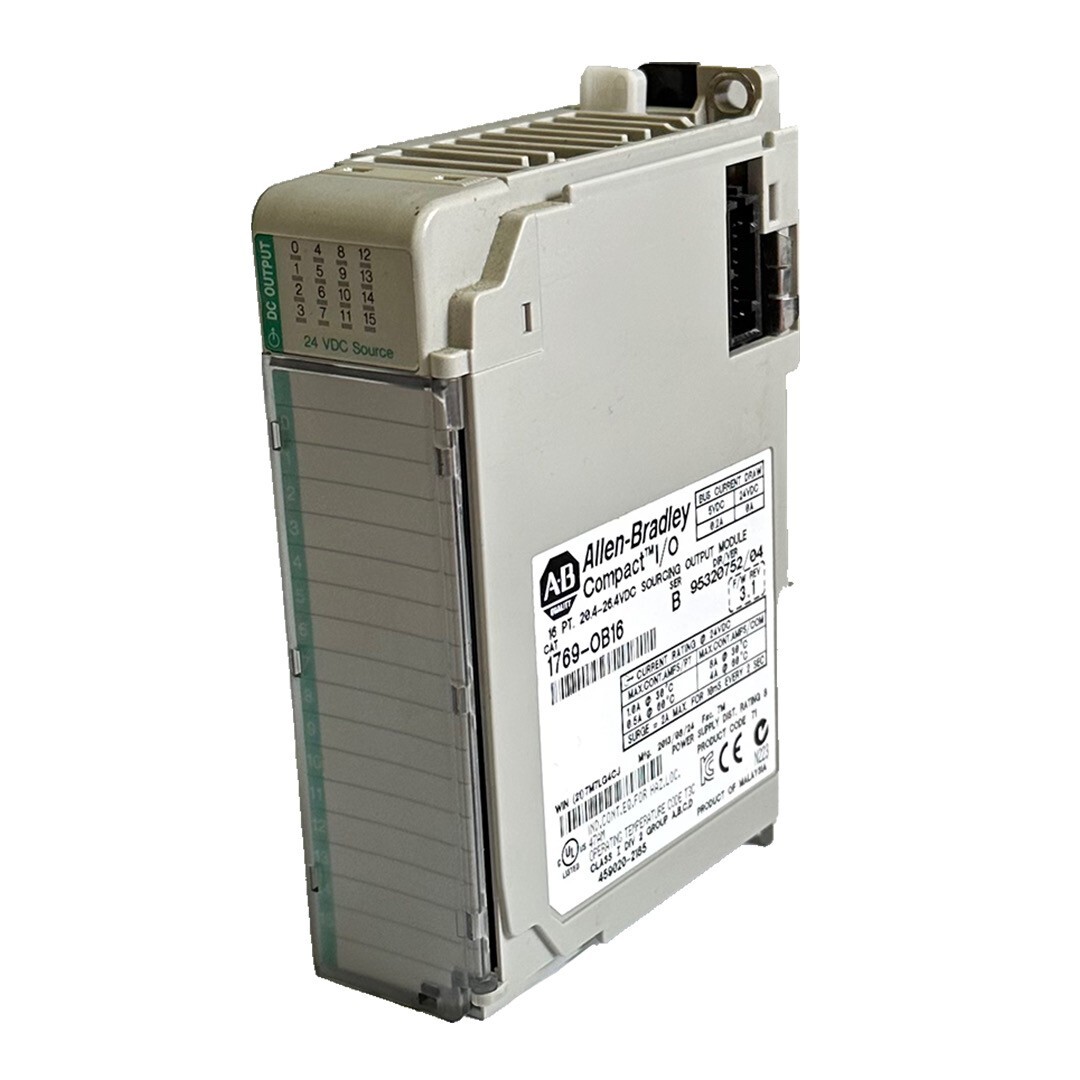 Used ALLEN BRADLEY 1769-OB16 /B Compact I/O 16-PT SOURCING OUTPUT MODULE 1769OB16