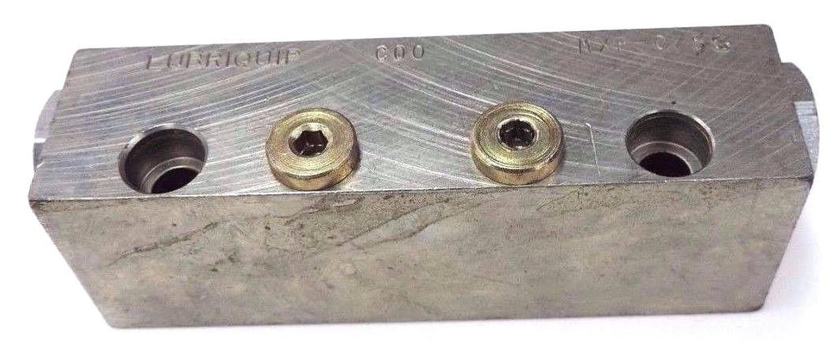 Used NEW LUBRIQUIP MXP-075S VALVE BLOCK MXP075S