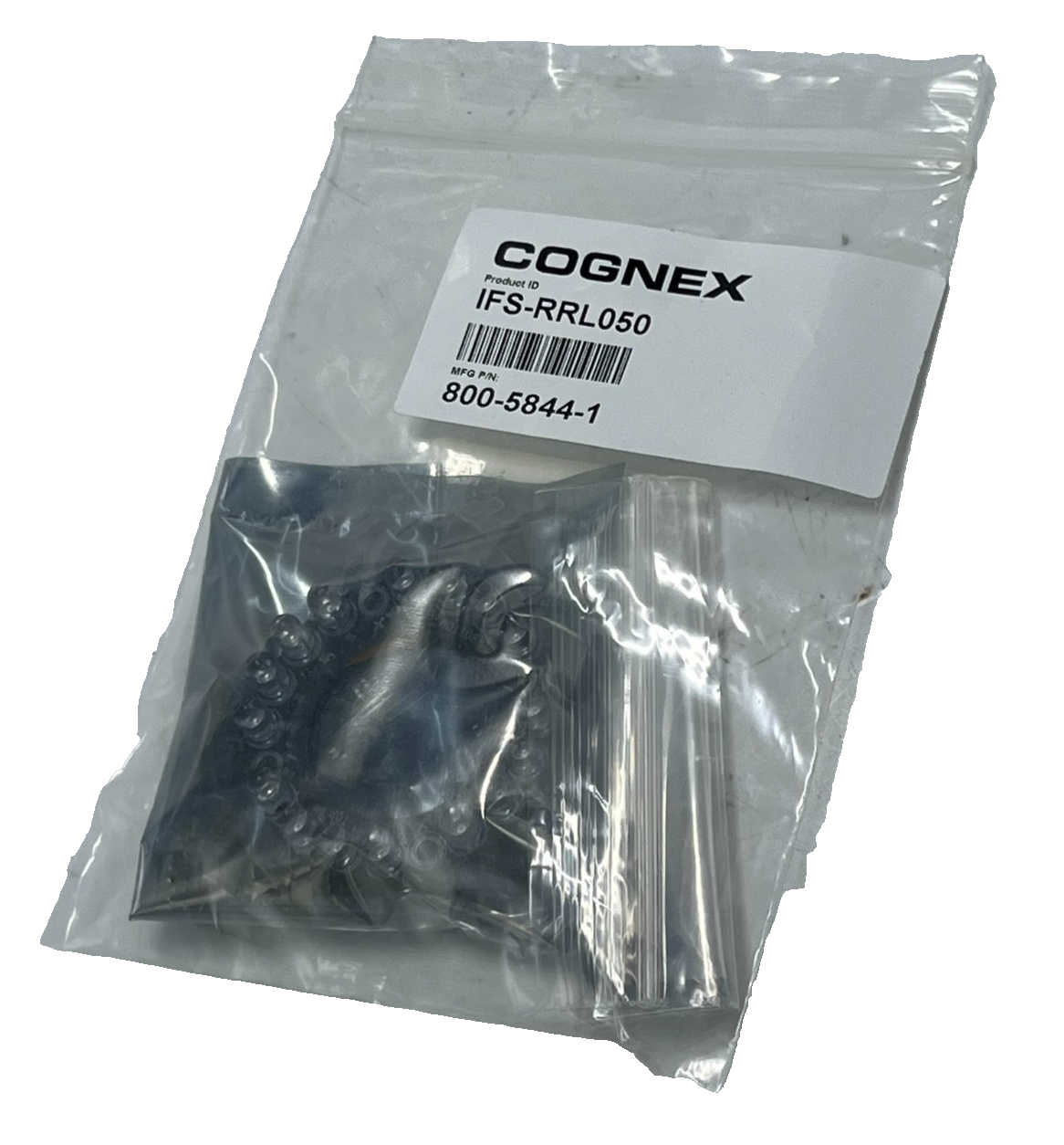 Used COGNEX IFS-RRL050 Red LED Ring Light 50mm 630nm In-Sight 5000 Vision System