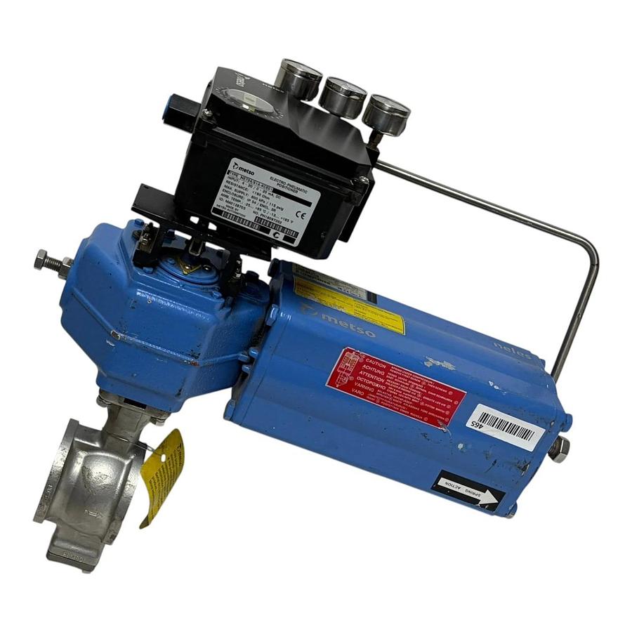 Metso Neles RAA050AS Ball Valve with B1JU8/35L Actuator and NE724 Positioner