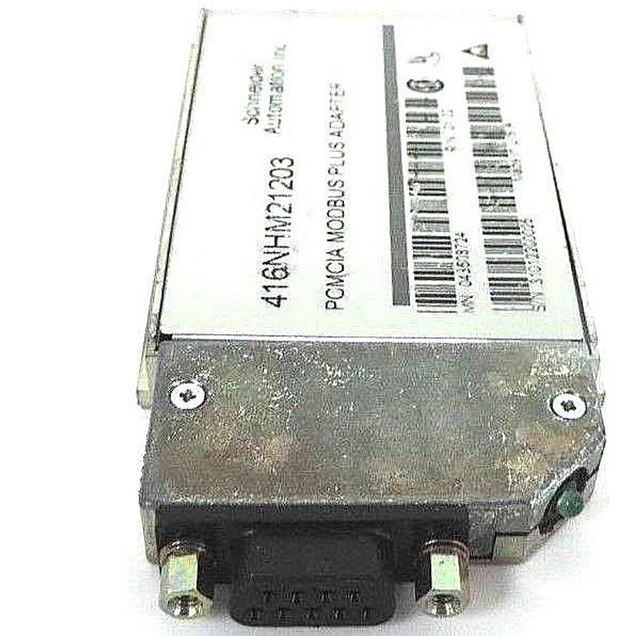 Used SCHNEIDER MODICON 416NHM21203 PCMCIA MODBUS PLUS ADAPTER, M/N: 043508724