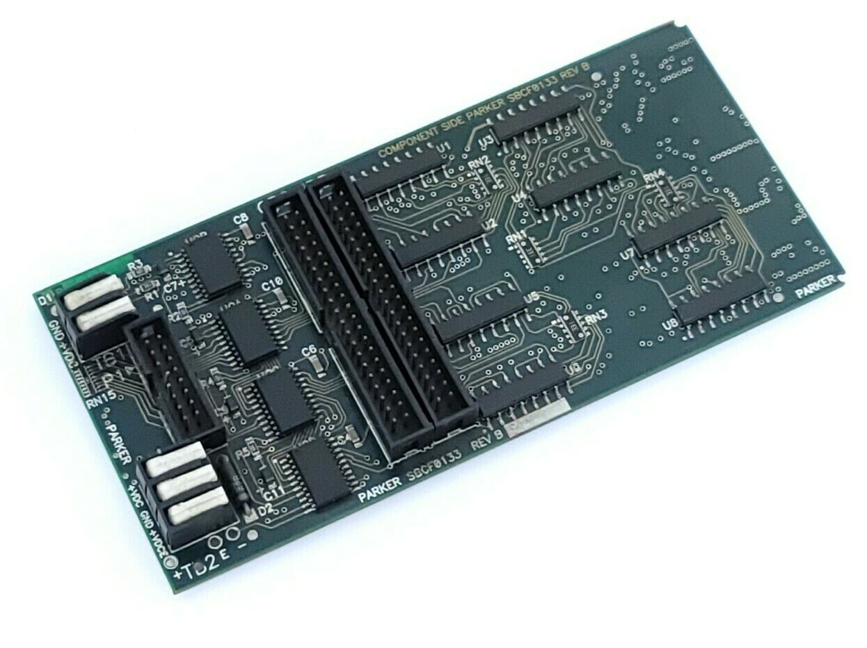 Used PARKER SBCF0133 CIRCUIT BOARD REV. B