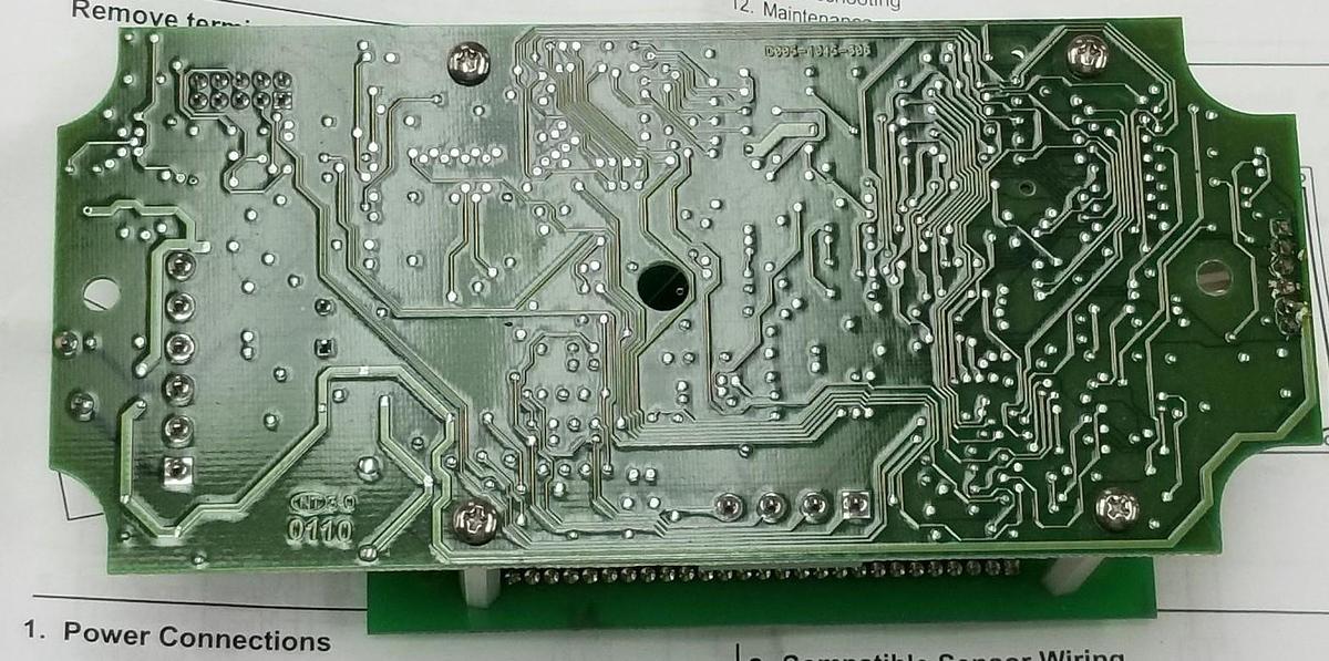 Used DYNASONICS MODEL TFXL FLOW METER BOARD & READOUT KIT 3809 0110 D020-1045-XXX