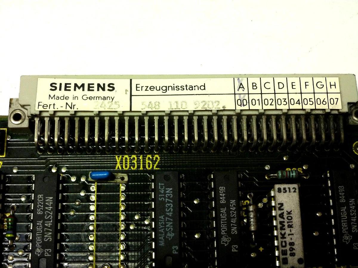 Used SIEMENS 6FX1111-0AB02 SINUMERIK PLC MODULE 6FX11110AB02