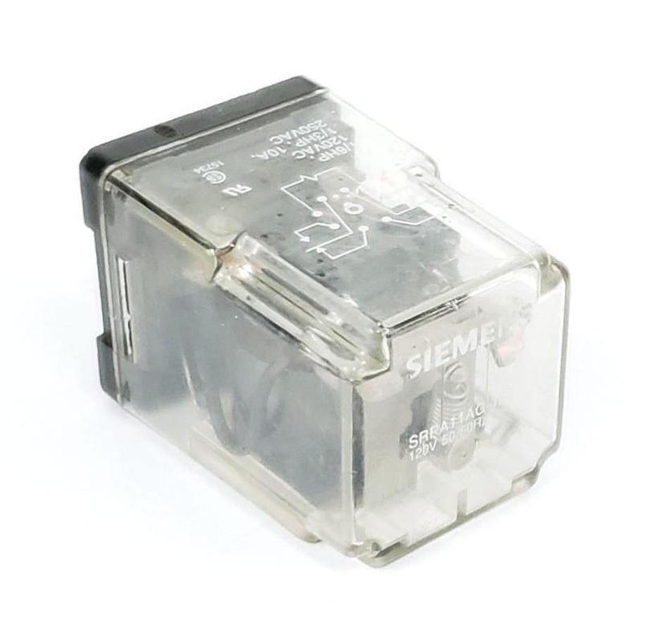 Used SIEMENS SRPA11AG-120 RELAY 10AMP DPDT 120VAC, 50/60HZ, SRPA11AG120