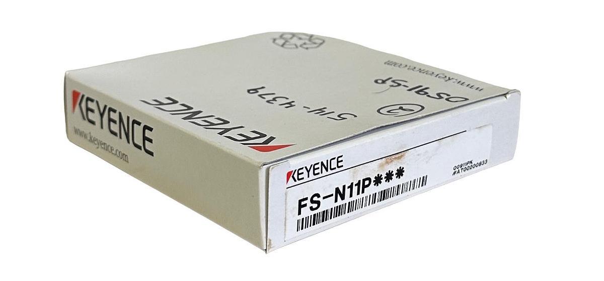 Used NEW KEYENCE FS-N11P / FSN11P FIBER AMPLIFIER 24Vdc 2M FOR FIBER OPTIC SENSOR