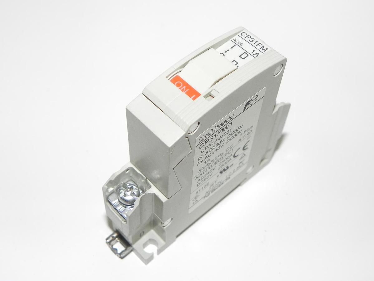 Used FUJI CP31FM/1 CIRCUIT PROTECTOR CP31FM 1 AMP BREAKER