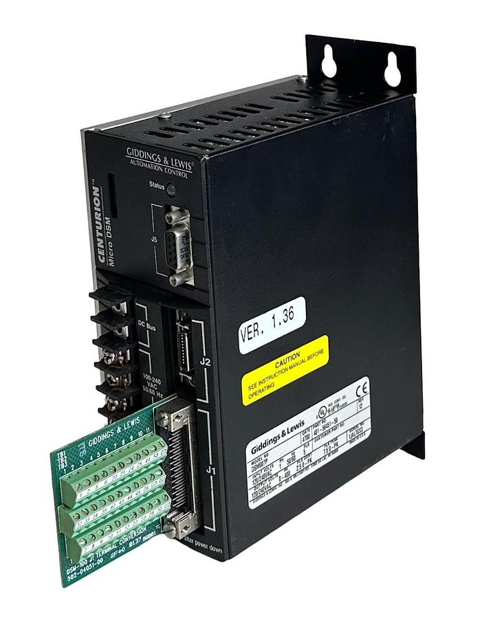 Used GIDDINGS & LEWIS 401-56451-50 / DSM007P CENTURION Micro DSM DRIVE 120/240VAC