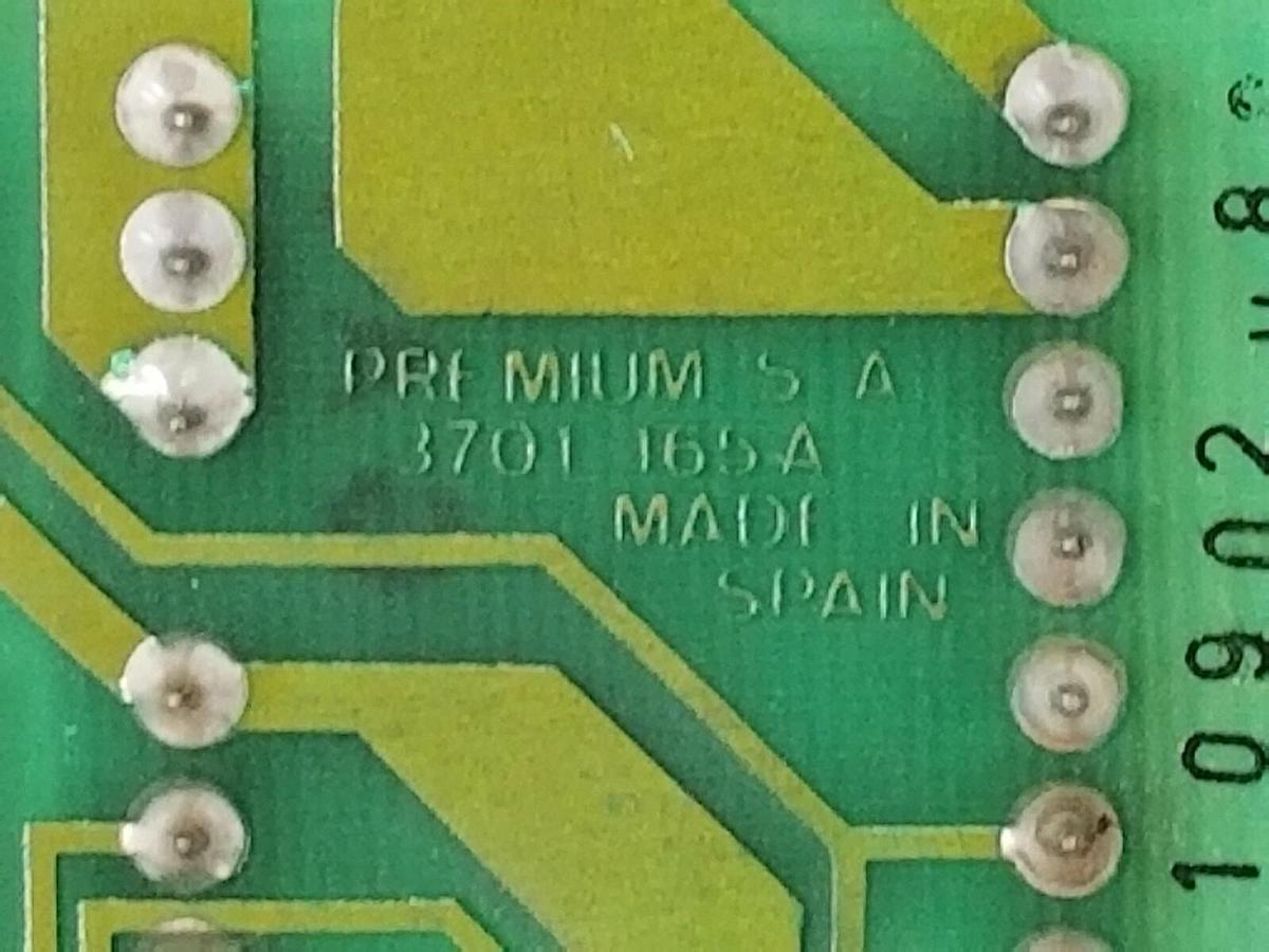 Used PREMIUM S.A. 3701 165A BOARD 10902088